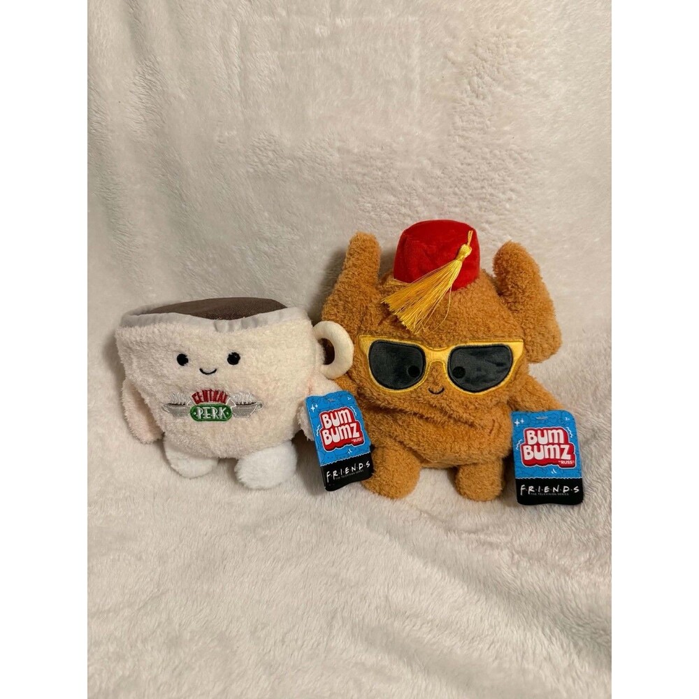 BumBumz Friends TV Show Plush Stuffed Toy Set of 2 New Collectible